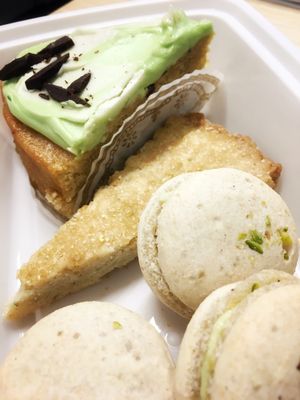 Great cakes, tarts and macarons by Sweet Maresa's.  at Confectionery! in New York City