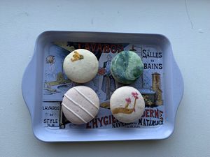 These were delicious and beautiful! I don’t remember the flavors, but trust me, everything here is good! at Confectionery! in New York City