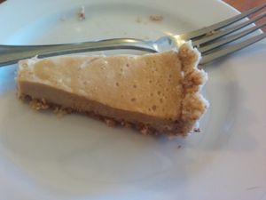 Delicious raw strawberry pie at Shangri-La Vegan - Telegraph in Oakland