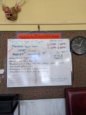 Menu and hours at Shangri-La Vegan - Telegraph in Oakland