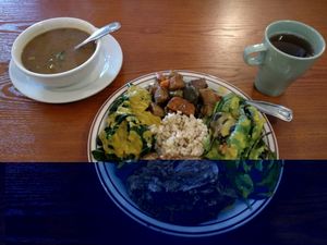 large  at Shangri-La Vegan - Telegraph in Oakland