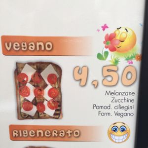 The vegan toast at Faccia Toast in Salerno