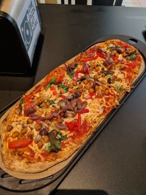 Chickpeas are a good choice at &pizza in Springfield