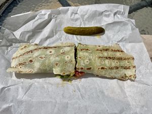 Gluten free tree hugger wrap  at Bringing You Vermont in Bennington