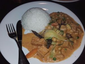 Vegan Massaman at The Junction in Redhill