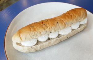 Yuja cream bread at Haemil Bakery in Seoul