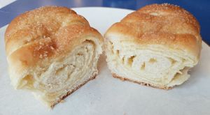 Sweet potato roll bread at Haemil Bakery in Seoul