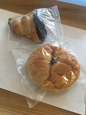 Dessert breads at Haemil Bakery in Seoul