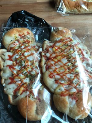 Really good if you like savory bread! at Haemil Bakery in Seoul