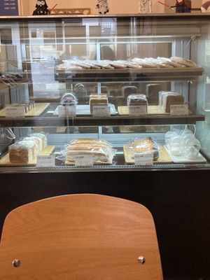 Display case  at Haemil Bakery in Seoul