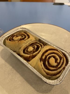 Apple cinnamon rolls  at Haemil Bakery in Seoul