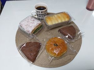 Take-away at Haemil Bakery in Seoul