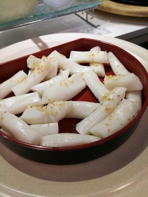 Rice rolls at I Love Veggie Steamboat in Kepong