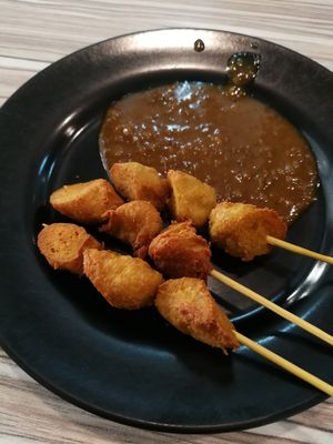 Satay at I Love Veggie Steamboat in Kepong