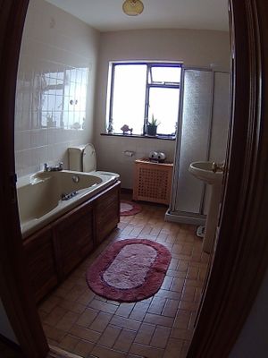 bathroom single bedroom with shared bathroom  at Rise & Shine in Westport