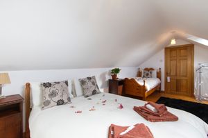 Double bedroom with extra bed: Ireland at Rise & Shine in Westport