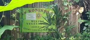 Entrance at Le Robinson in Albi