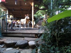 Garden at Le Robinson in Albi