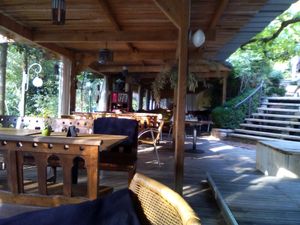 Garden at Le Robinson in Albi