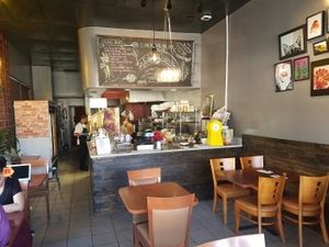 inside at Kale & Quinoa  in Studio City