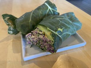 Raw wrap   at Green Table  in Santa Barbara
