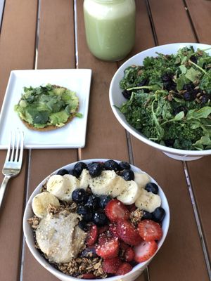 Acai Bowl at Green Table  in Santa Barbara