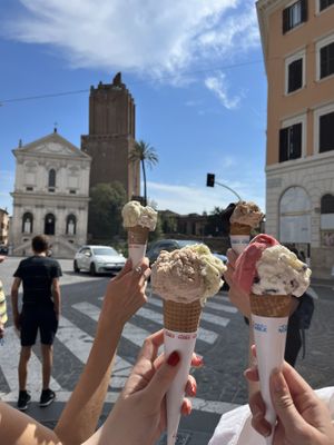 (straciatella was not vegan)  at The Gelatist in Rome