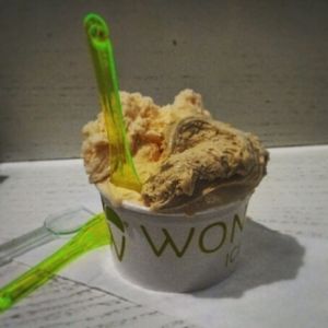 Hazelnut and melon at The Gelatist in Rome