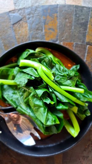 Wilted greens at St Cloud Eating House in Hawthorn