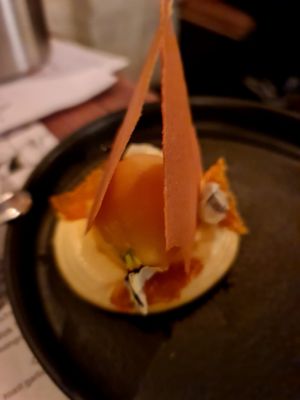 Mango sorbet at St Cloud Eating House in Hawthorn