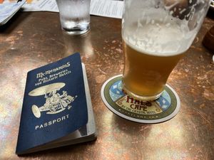 On the quest (filling the passport )  at Thompson Brewery and Public House in Salem