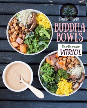 Buddha bowls at Ecoespazo Vitriol in Sarria