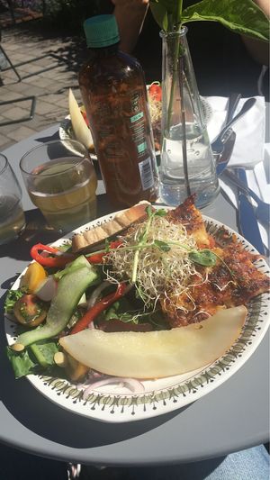 vegan lasagna! Sooo yummy at Kafe Nystuga in Arvika