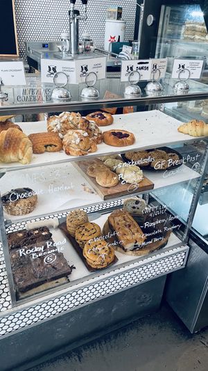 Pastry case at Brooklyn Whiskers - Broadway in Brooklyn
