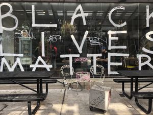  Outside seating   at Brooklyn Whiskers - Broadway in Brooklyn