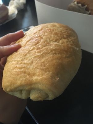 Chocolate croissant at Brooklyn Whiskers - Broadway in Brooklyn