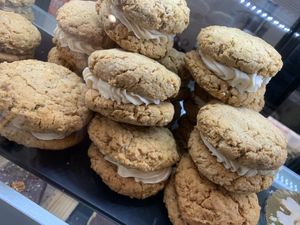 Cookie sandwiches  at Brooklyn Whiskers - Broadway in Brooklyn