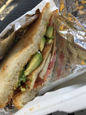 Smoky maple tofu on sourdough  at Brooklyn Whiskers - Broadway in Brooklyn