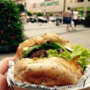 Burger at Mango Vegan Street Food - Zlota in Warsaw
