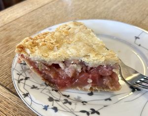 Strawberry Rhubarb Pie  at Shuswap Pie Company in Salmon Arm