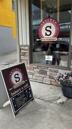 Outside   at Shuswap Pie Company in Salmon Arm