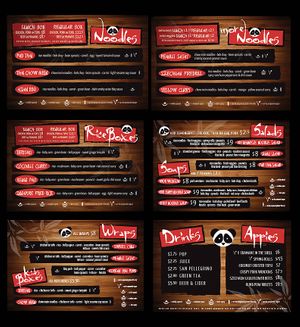 Menu 2019 at Hungry Panda Curbside Noodles in Salmon Arm