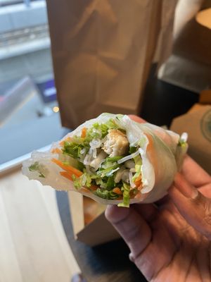 Spring roll  at TVJ Kitchen - West LA in Los Angeles