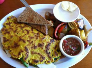 Build Your Own Vegan Omelette at TVJ Kitchen - West LA in Los Angeles
