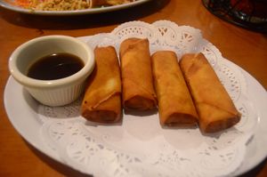 Fried spring rolls - ok at TVJ Kitchen - West LA in Los Angeles