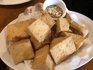 Fried tofu at TVJ Kitchen - West LA in Los Angeles