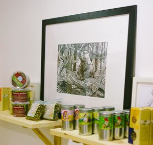 Organic spices Sonnentor at Umay in St Petersburg