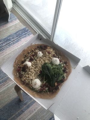 Galette ”STORGATAN”.  #Veganuary at Ecocafeet in Ostersund