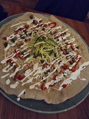 Vegetarian galette at Ecocafeet in Ostersund