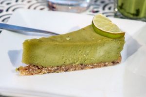Mojito Raw Food Cake at Ecocafeet in Ostersund